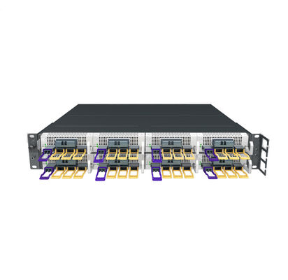 2U Interconnexion de réseau de centre de données Plateforme de transport CFP2 QSFP28 Interface