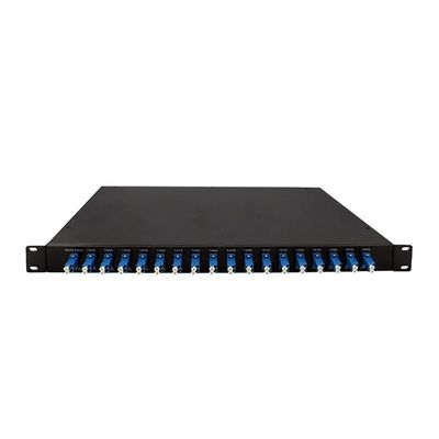 4 canaux de l'UIT LGX Box à double fibre DWDM Mux Demux Multiplex