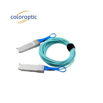 40G QSFP+ 3 - 100m Longueur AOC câble optique actif Infiniband QDR / DDR / SDR