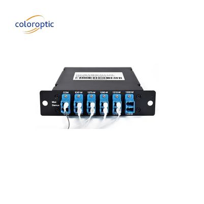 4 canaux WDM Modèle CWDM MUX avec connecteur LC pour le réseau d'accès