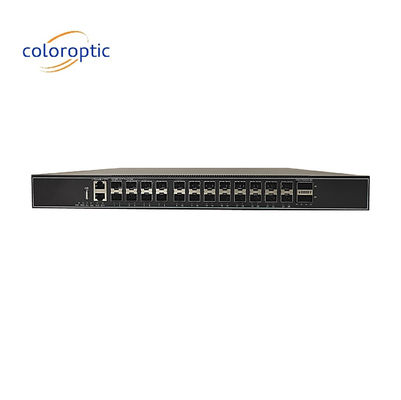 Couche 3 Commutateur réseau de base Gigabit à 24 ports avec ports 24*10GE 2*100GE