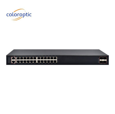 Commutateur réseau de base de couche 3 haute performance avec 24 ports 4*10G ports SFP+