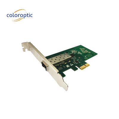 Carte Pcie à bande Infinibit Gigabit à port unique NIC optique