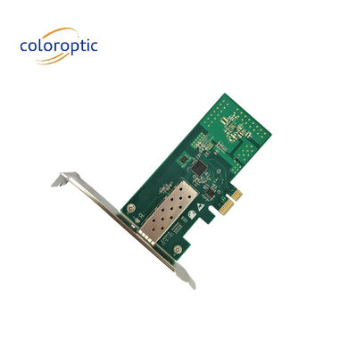 Carte Pcie à bande Infinibit Gigabit à port unique NIC optique