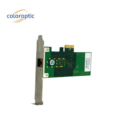 Carte Pcie à bande Infinibit Gigabit à port unique NIC optique
