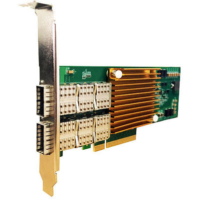 Carte réseau Infiniband Pcie 40G Adaptateur réseau Ethernet à double port optique NIC