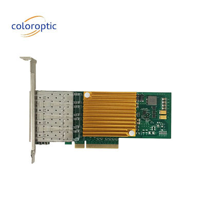 10G Quad Port Ethernet Adaptateur réseau NIC optique Pour Microsoft Windows Server