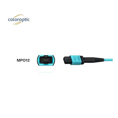 Cable de patch MPO à fibre G652D OM3 1m de longueur pour les besoins des entreprises