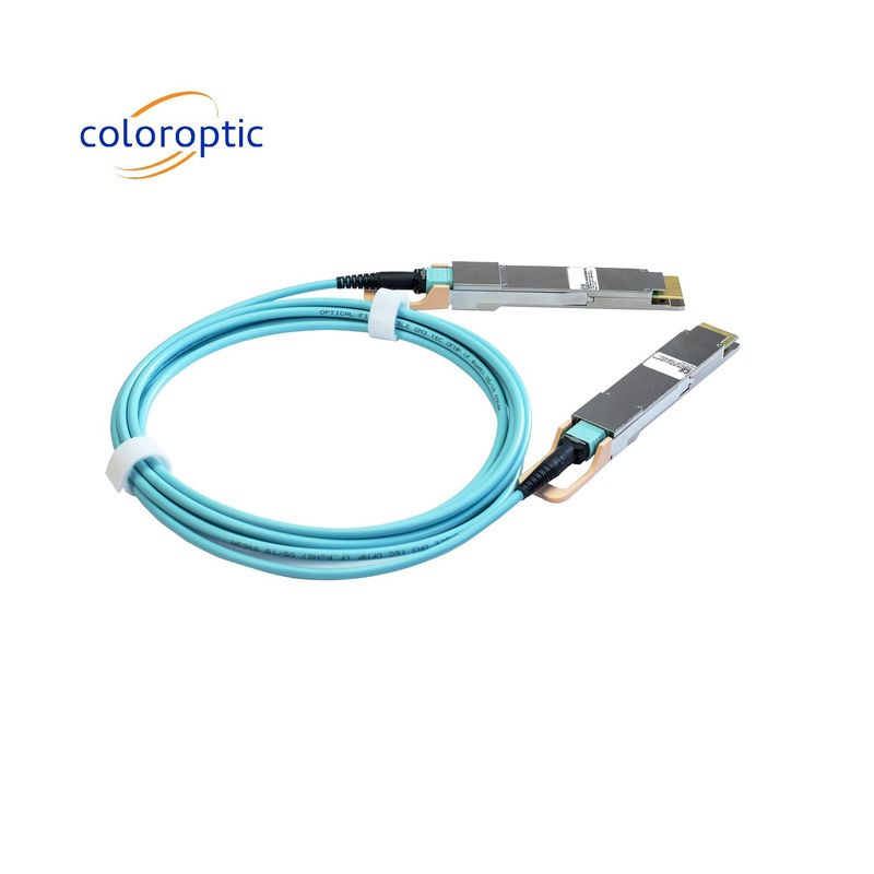 Cable AOC DAC 400G QSFP-DD 8*50G Liens pour le réseau InfiniBand et Ethernet