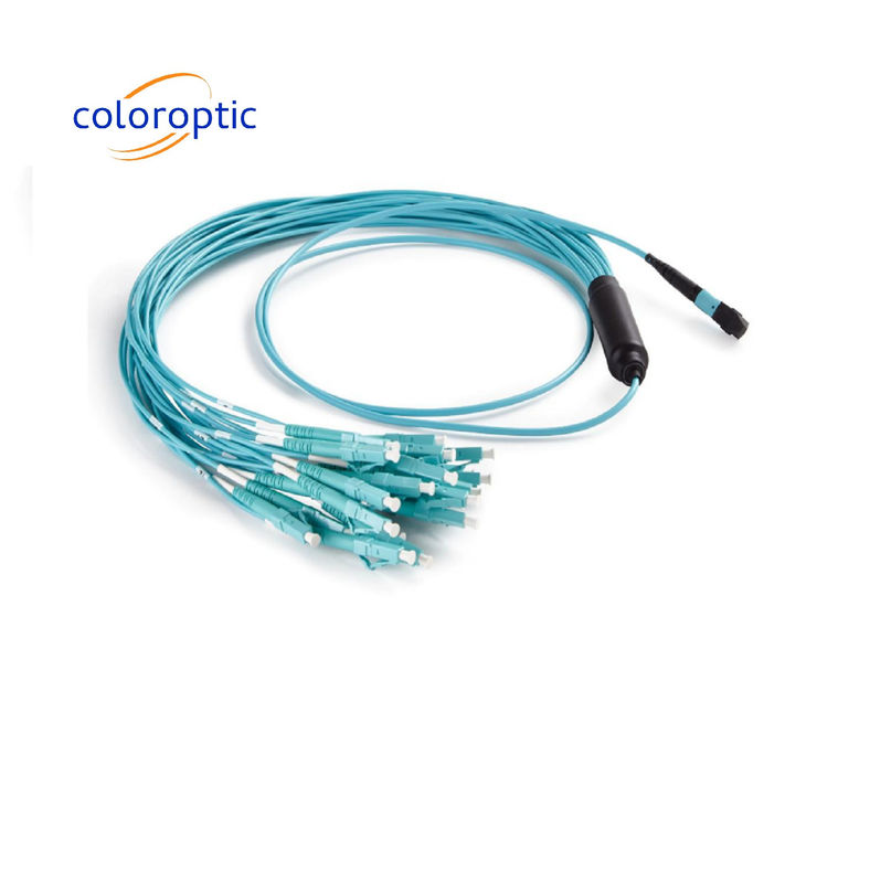 Réseau à haute vitesse MTP câble de patch MPO / câble de harnais MTP