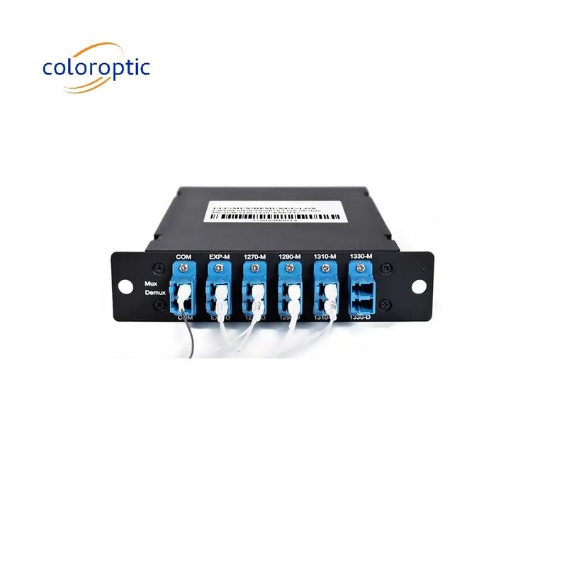 4 canaux WDM Modèle CWDM MUX avec connecteur LC pour le réseau d'accès