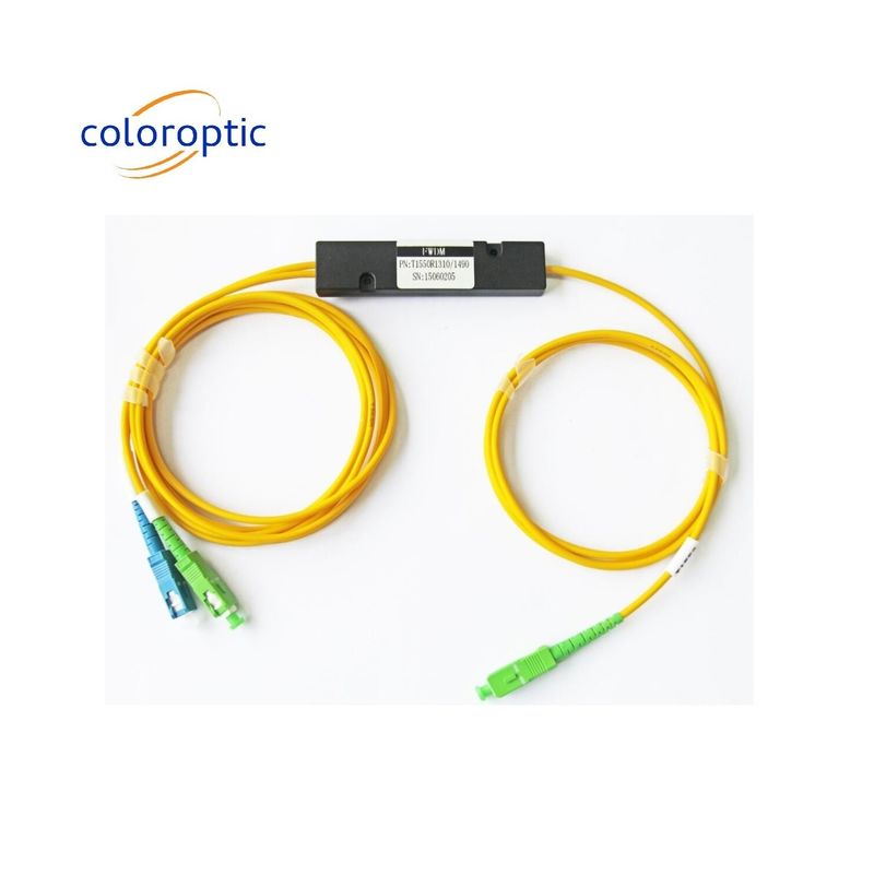 Dispositif Fwdm à haute isolation de canal Wdm modèle en fibre optique pour réseau d'accès Catv